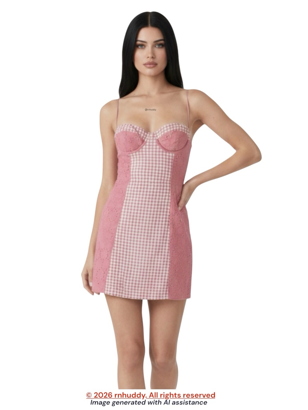 Urban‎ Outfitters M pink Felicity Eyelet Bustier Mini Dress